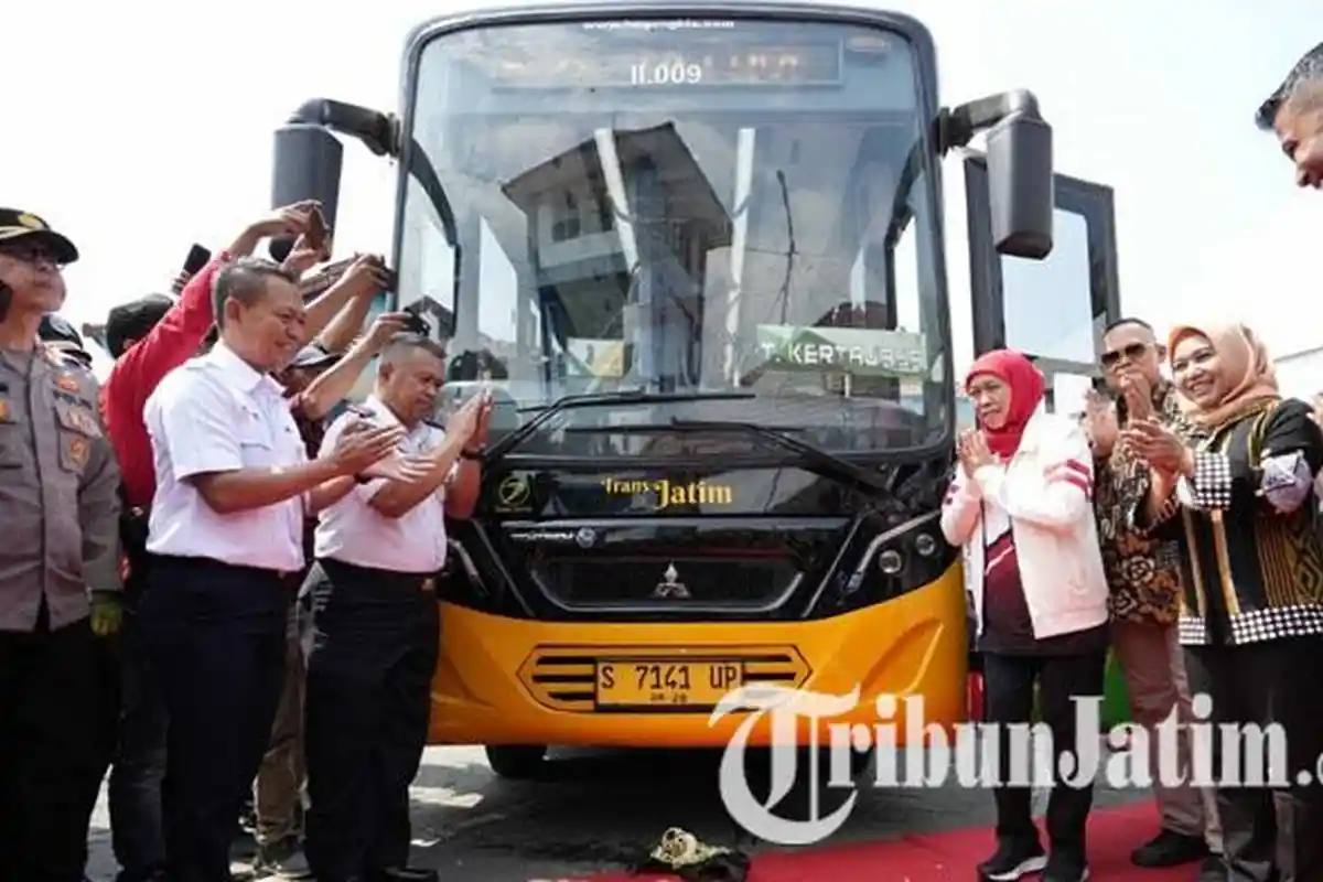 Bus Transjatim Mojokerto-Surabaya Resmi Beroperasi, Segini Tarif untuk Umum dan Pelajar