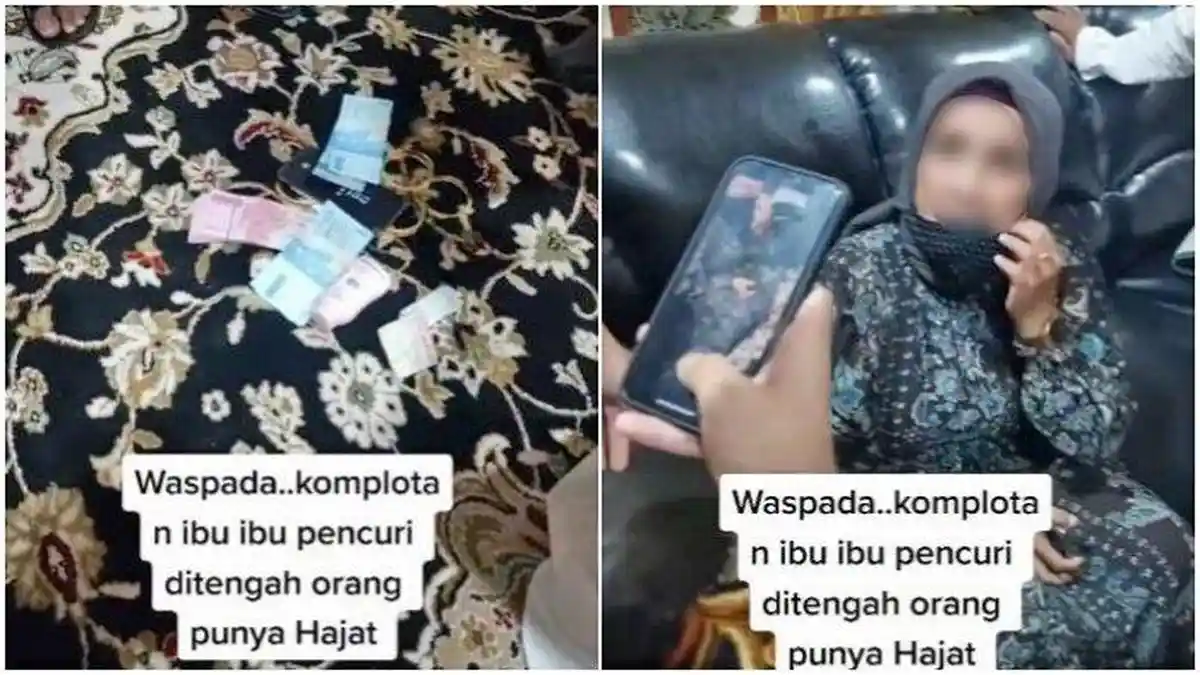 Viral Emak-emak Maling Emas dan Uang di Acara Pernikahan, Dandan Ala Tamu, Terungkap Berkat Ini