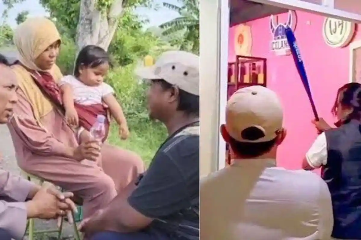 VIRAL TERPOPULER: Sosok Pasutri yang Ditolong Polisi - Kelompok Orang Rusak Toko Miras Berizin