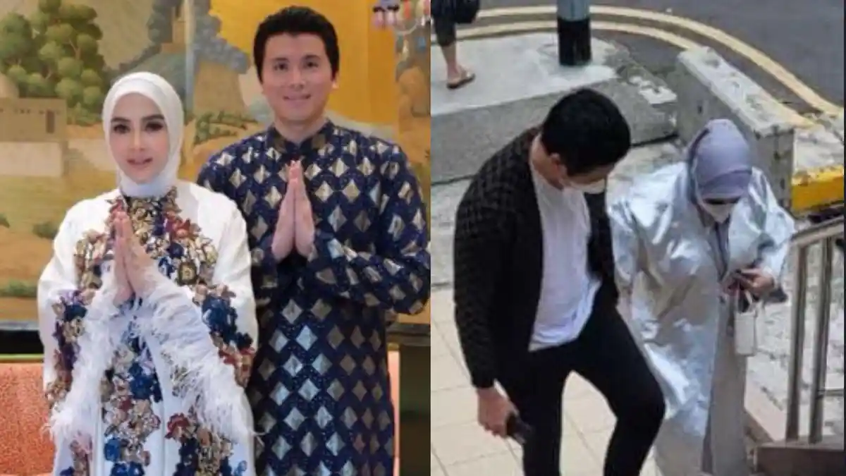 3 Potret Syahrini Diduga Sedang Hamil, Jalan Dituntun Reino Barack