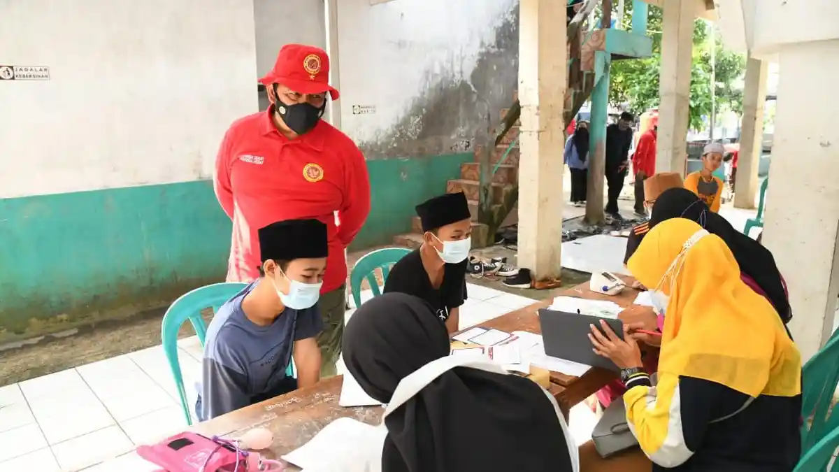 Harapan Santri Ponpes Roudlotussalam Banten Setelah Ikut Vaksinasi Massal yang Digelar BIN
