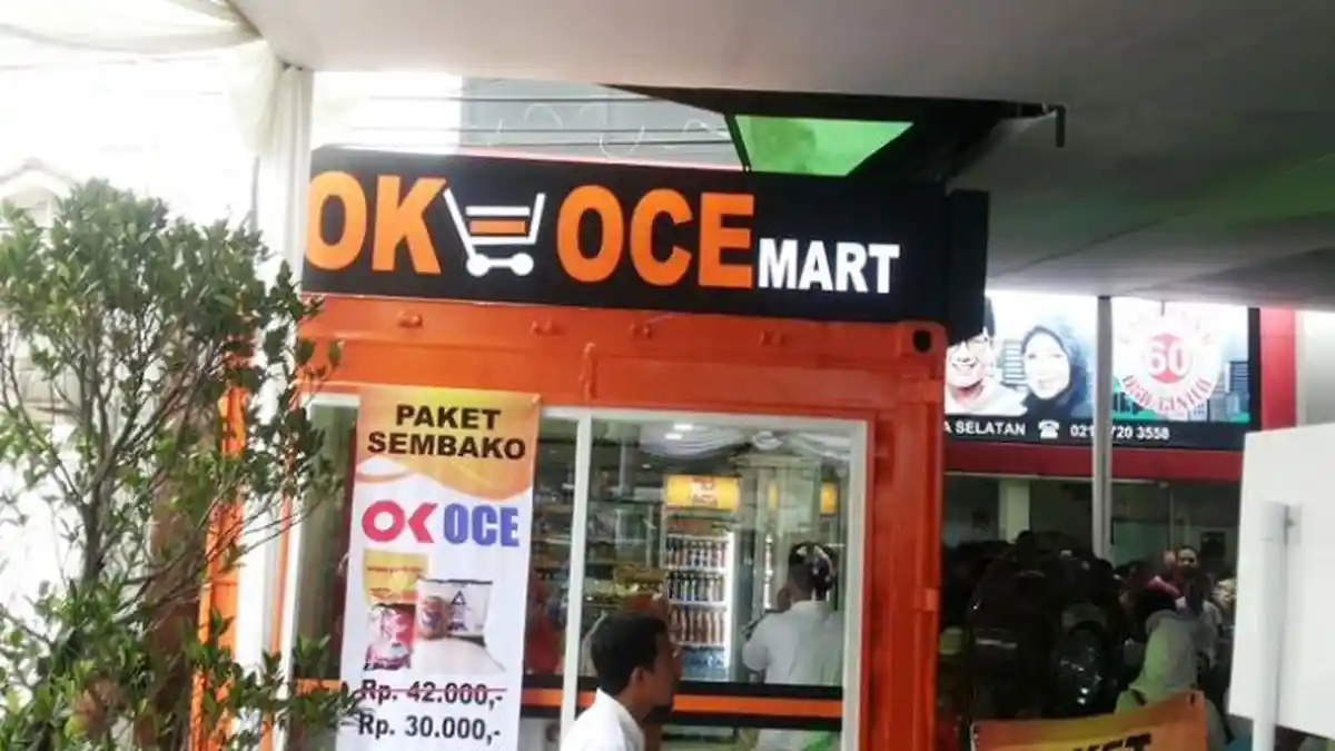 Mengintip Kondisi Oke Oce Mart Pertama di Jakarta