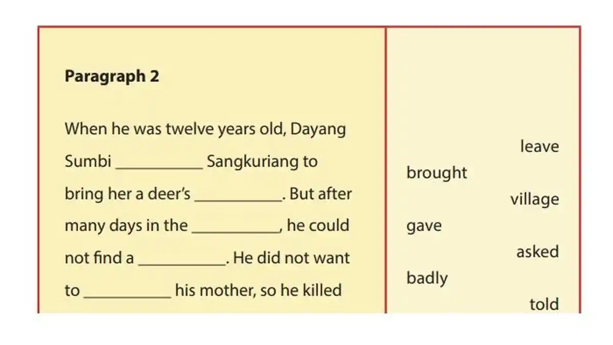Kunci Jawaban Bahasa Inggris Kelas 9 Halaman 136 Semester 2, Chapter 7: Paragraph 2