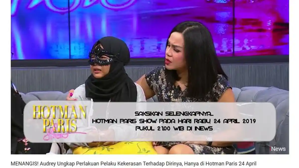Dicecar Hotman Paris, Audrey yang Sempat Viral sebagai Korban Bully Menjawab sambil Menangis