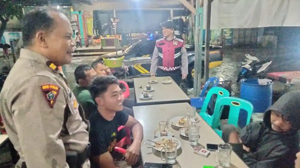 Patroli Dialogis Polres Pelabuhan Belawan, Warga Diimbau Waspada Bencana Banjir dan Kriminalitas