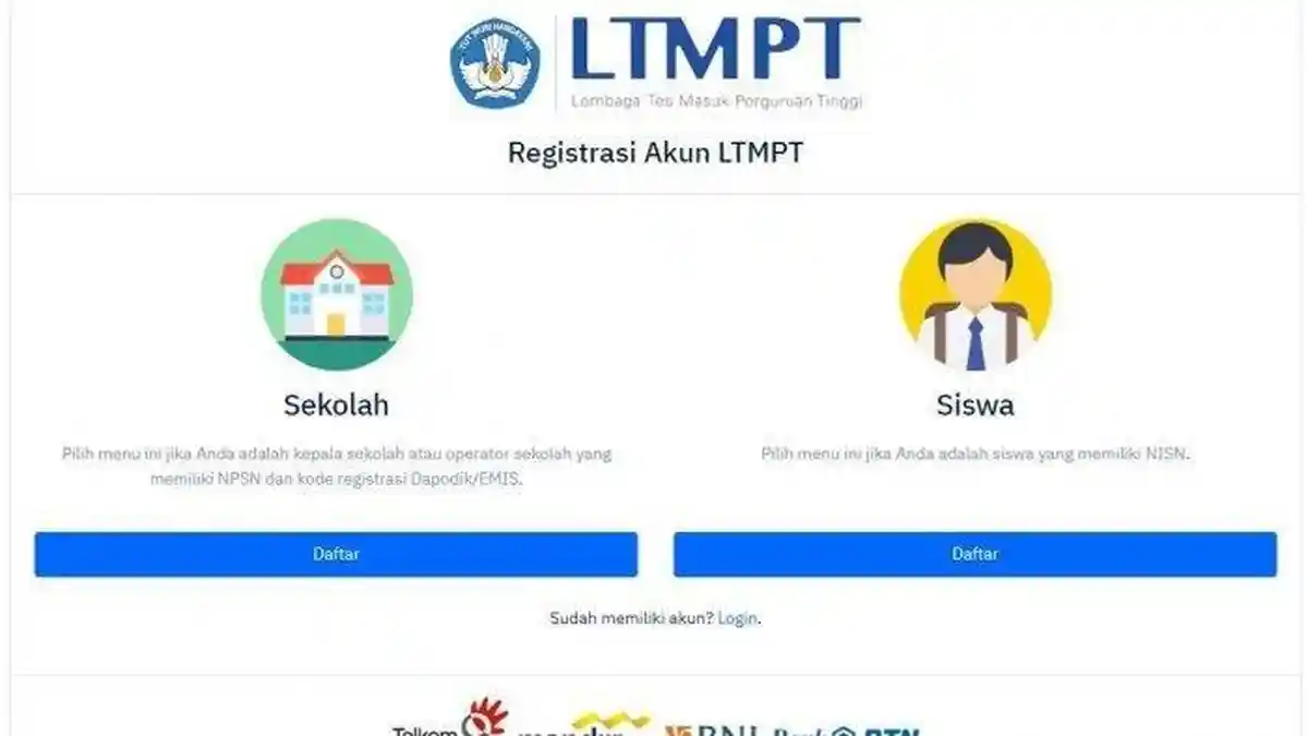 Ini 9 Tahap Penting Daftar SNMPTN 2020 di Website LTMPT, Buat Akun Sampai Cetak Kartu Pendaftaran