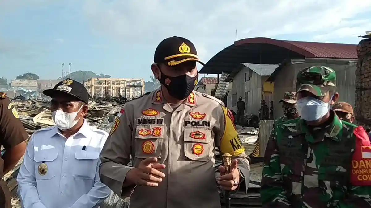 Ini Perkembangan Kasus Kebakaran Pasar Lembor Kabupaten Mabar