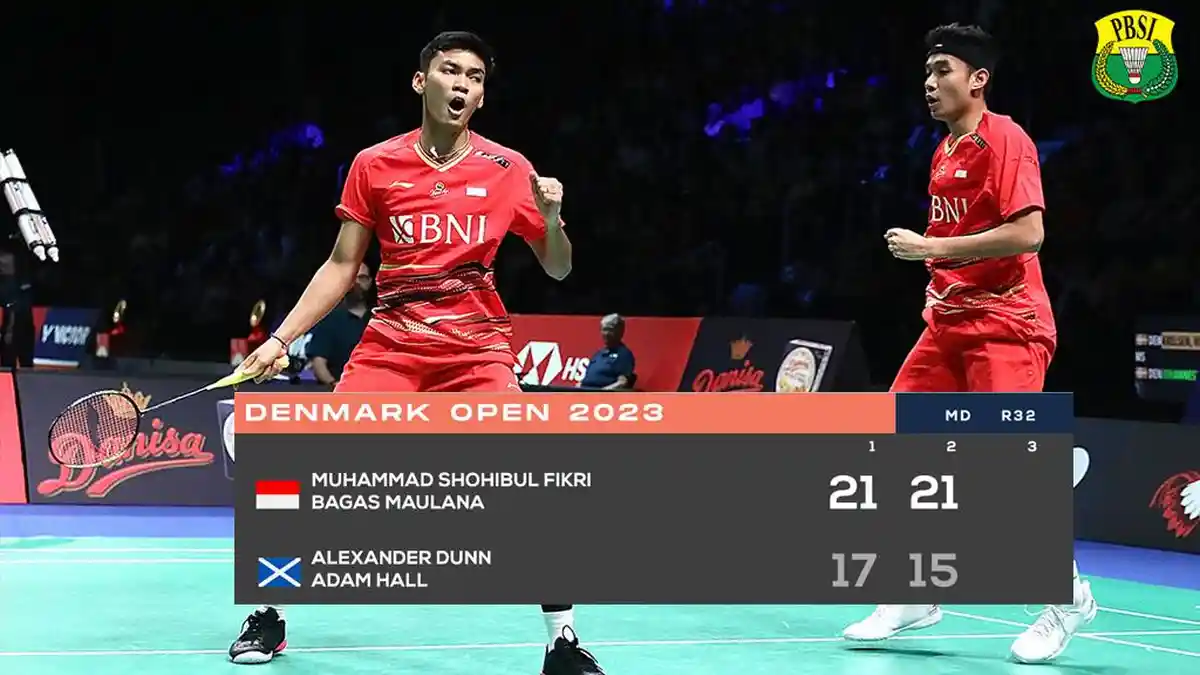Hasil Denmark Open 2023 Babak 32 Besar, Jojo Kalah,  Fajar/Rian, Fikri/Bagas Menang
