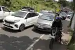 Arus Mudik Lintas Selatan Garut Macet