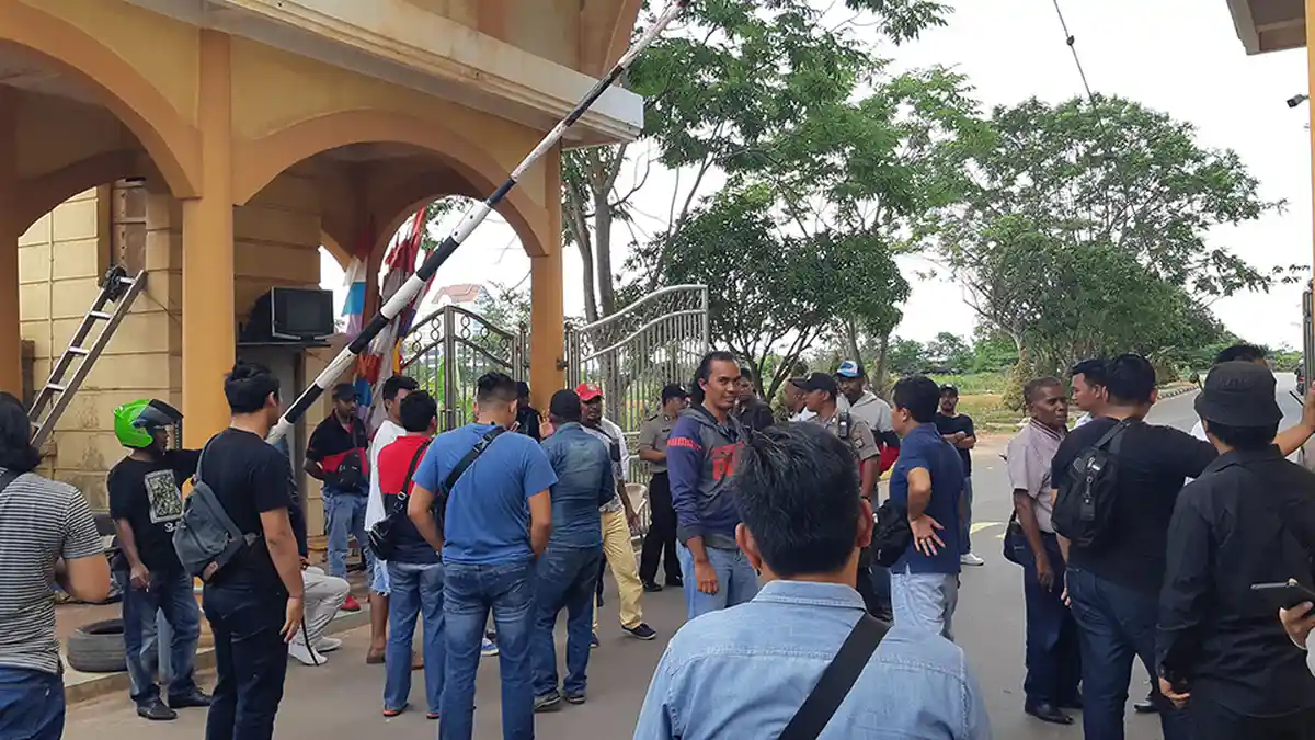 Ribut Soal Lahan di Area Perumahan Palazzo Batam, Dua Pria Diamankan Polisi karena Bawa Pisau