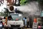 Cegah Covid-19 PMI Disinfeksi Asrama Brimob Kelapa 2 Depok