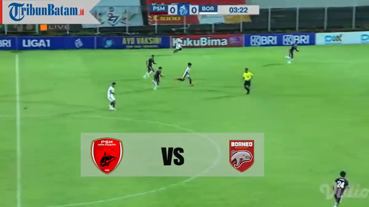Sedang Berlangsung Live Streaming PSM Makassar vs Borneo FC, Kick Off 20.15 WIB