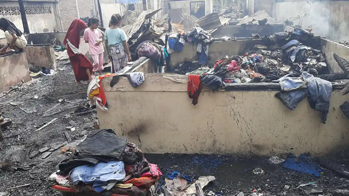 Empat Rumah di Mon Geudong Lhokseumawe Ludes Terbakar