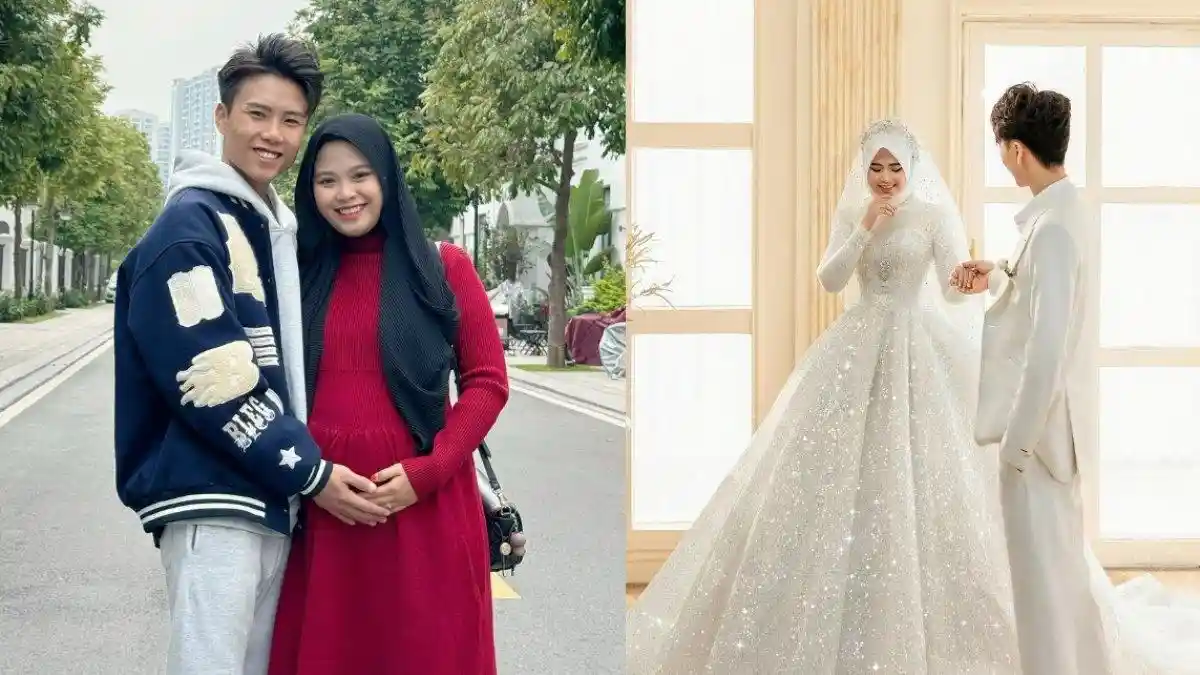 Inilah Sosok Vidhia, Gadis Berhijab asal Madiun yang Dinikahi Dat Villa Seleb Vietnam