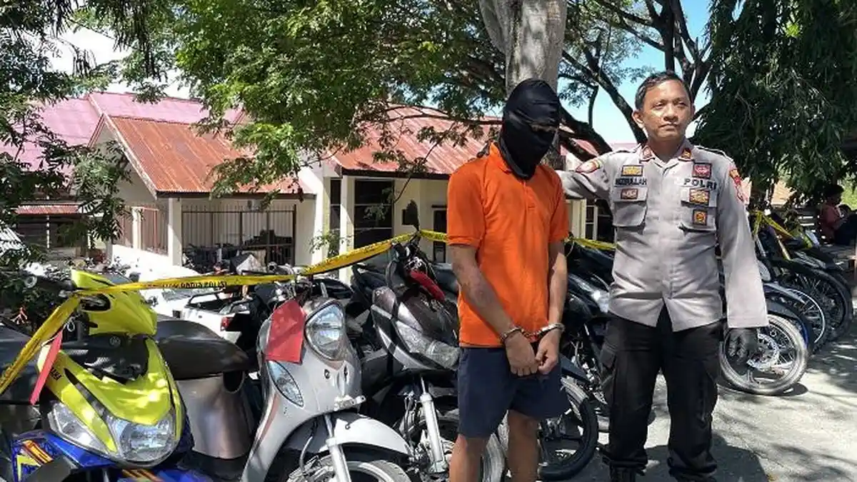 Residivis Curanmor di Donggala Kembali Beraksi, Modus Pinjam Motor Temui Pacar