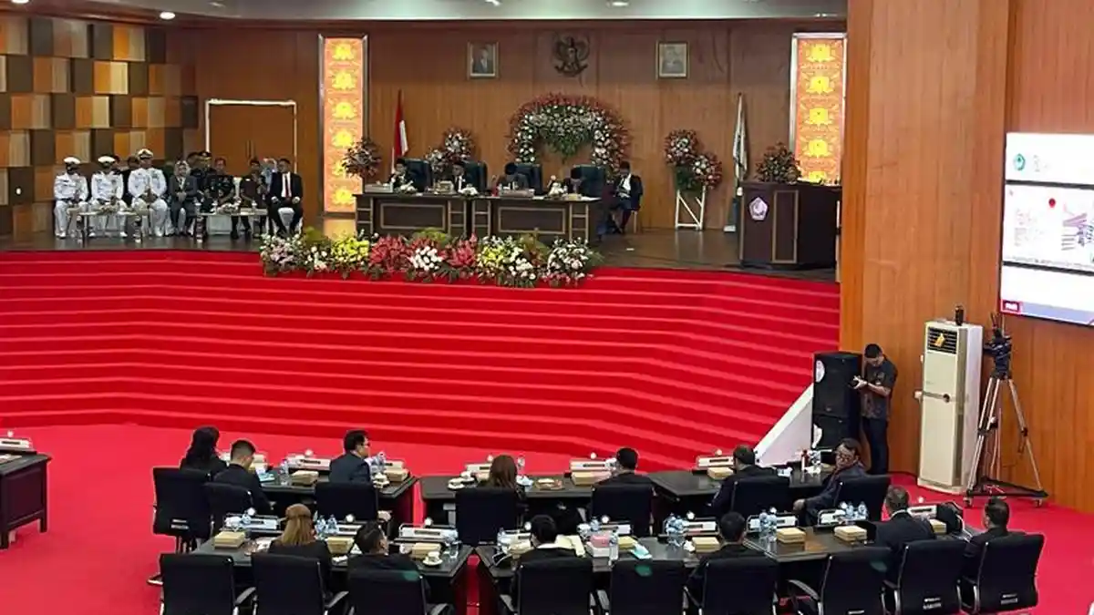 Lagi, 5 Kursi Kosong Warnai Nobar Pidato Presiden RI di DPRD Bitung Sulawesi Utara