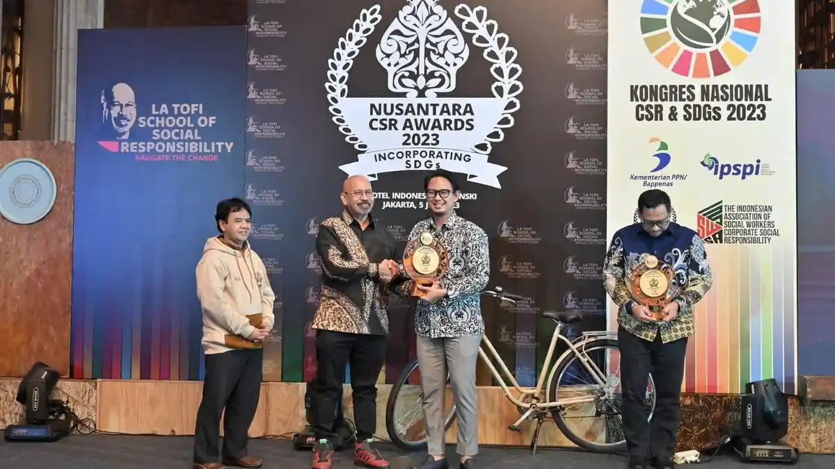 Prestasi Gemilang, PLN Raih Predikat Platinum SDG's dalam Ajang Nusantara CSR Awards 2023