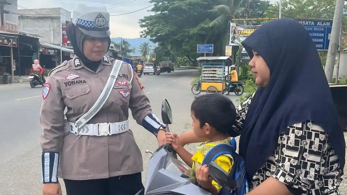 Satlantas Aceh Besar Tilang 10 Pengendara Berkendara Bawah Umur dan Overload, Dalam Operasi Zebra