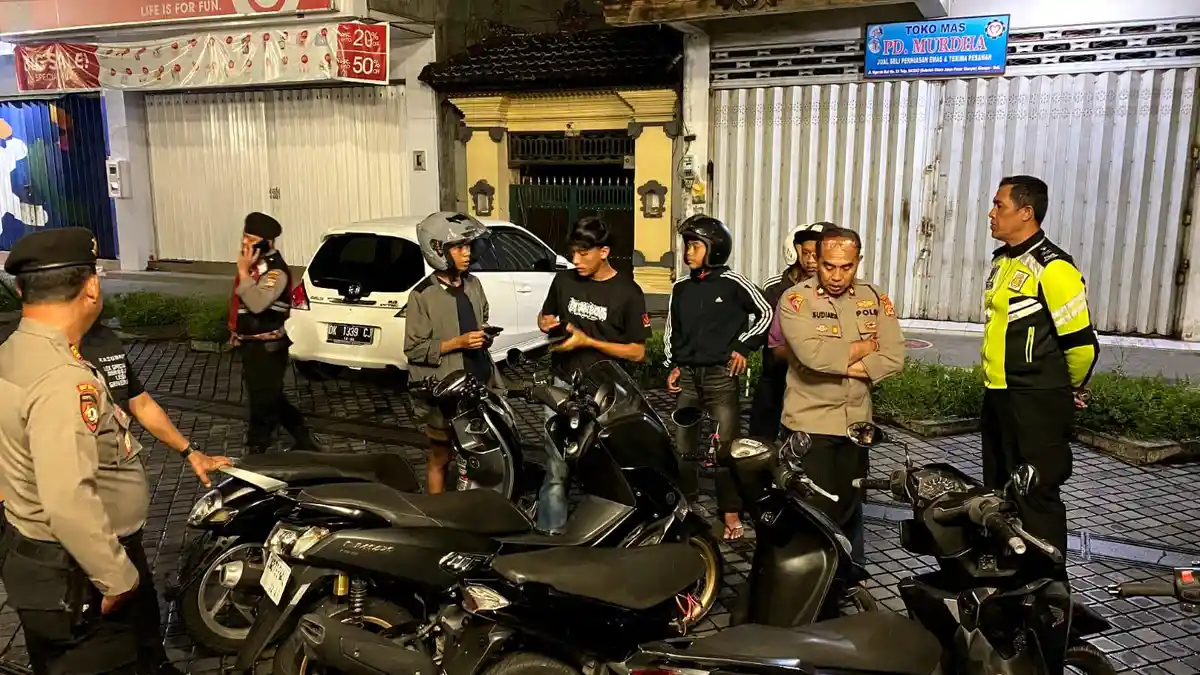 Pasca Kasus Pembunuhan Di Blahbatuh, Polres Gianyar Patroli Malam Skala Besar