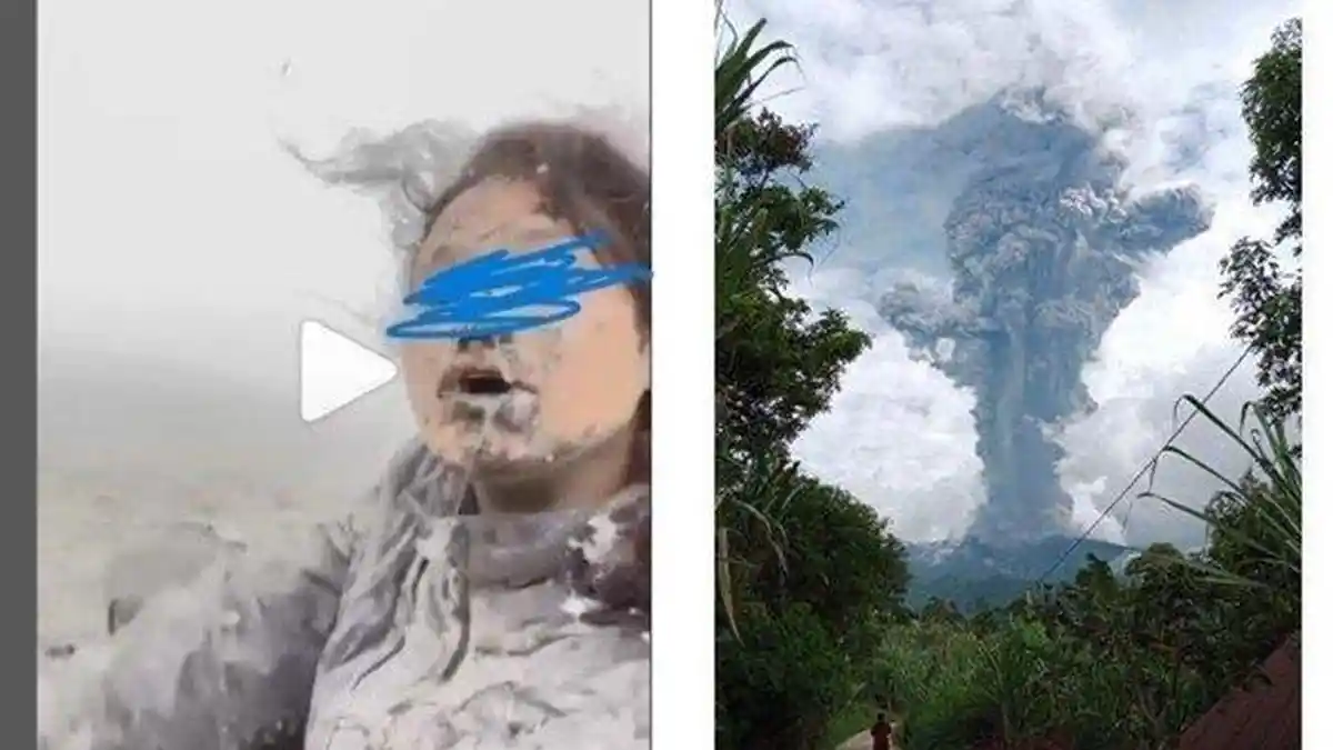 Sosok Zhafirah Zahrim Febrina, Pendaki Viral Terjebak dalam Erupsi Gunung Marapi, Begini Kondisinya