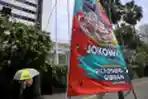 Spanduk Terima Kasih Jokowi Bertebaran di Jakarta
