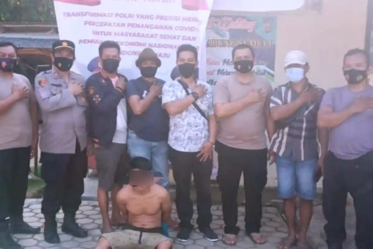 Pelaku Pencurian Sepeda Motor Diamankan Polsek Abung Semuli Lampung Utara