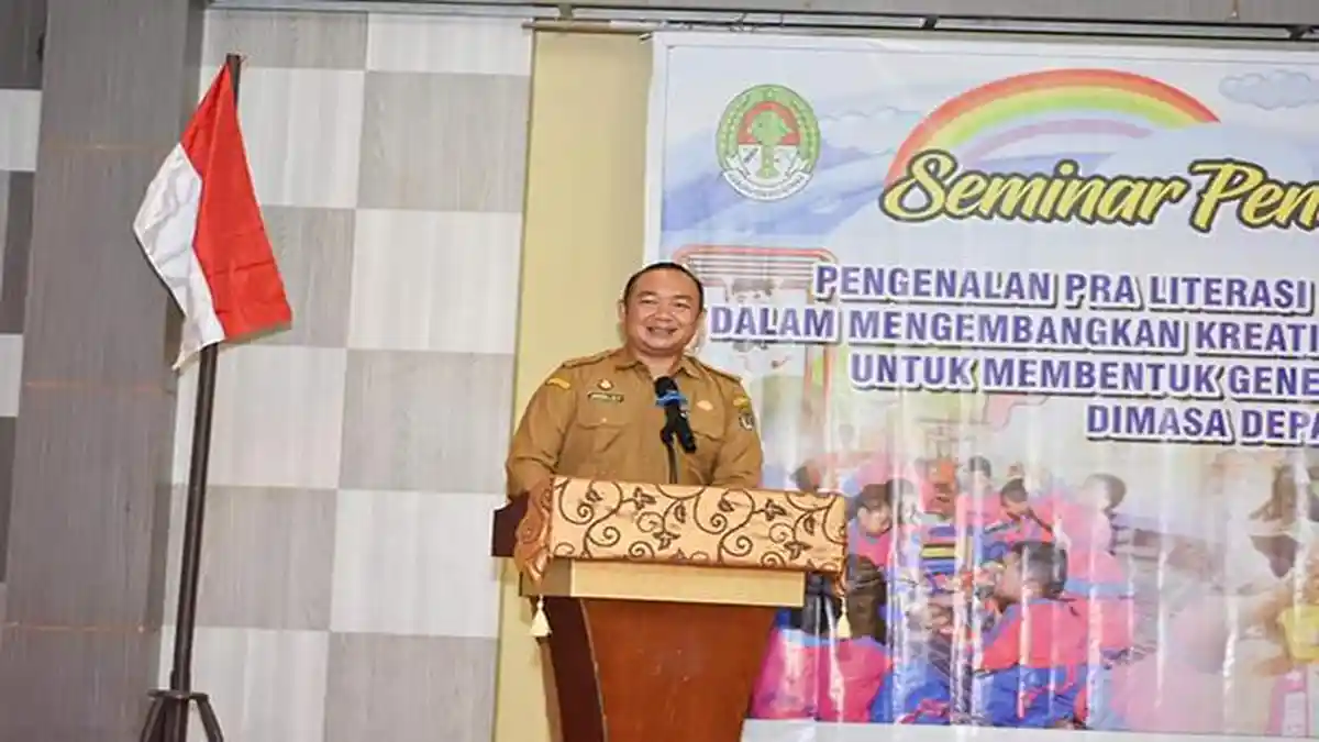 Buka Seminar Pendidikan Anak Usia Dini, Sekda Berikan Apresiasi ke DPC GOPTKI Ketapang