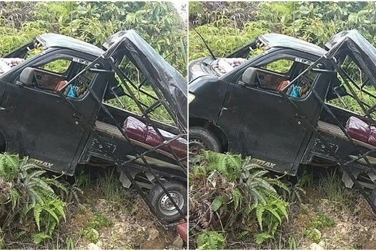 Kecelakaan Maut, 1 Orang Tewas, Pikap Rem Blong Lalu Serempet Mobil