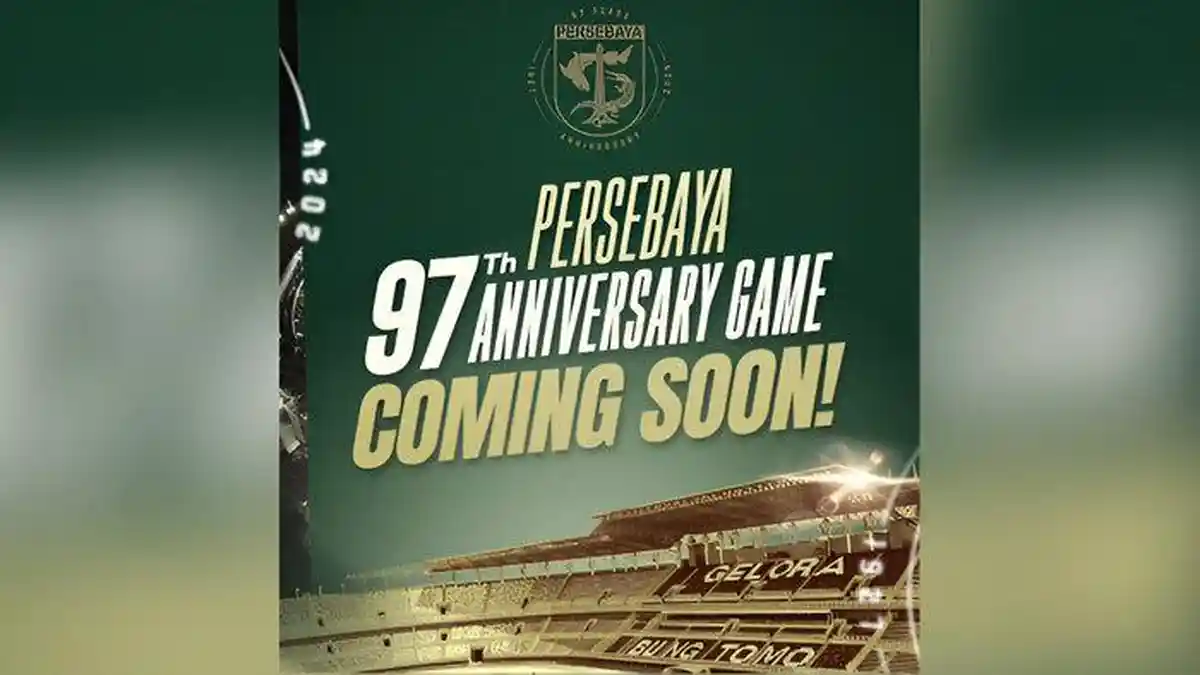 29 Juni 2024, Persebaya Akan Hadapi Persibo Bojonegoro dalam Anniversary Game ke-97 di Stadion GBT
