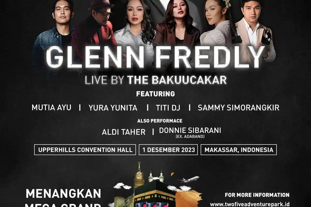 Konser Glenn Fredly Live By The Bakuucakar Akan Hadir di Makassar, Catat Jadwalnya