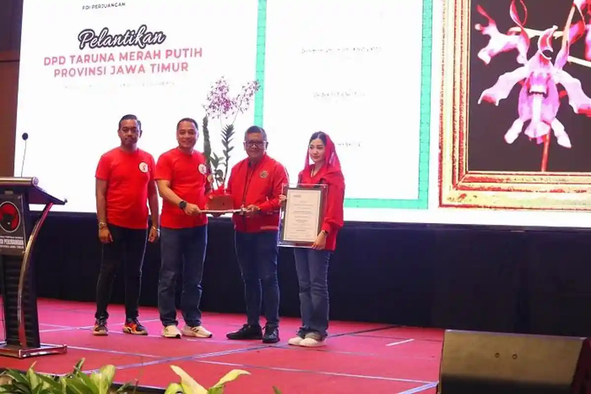 Pengurus TMP Jatim Dilantik, Janji Perkuat Gerakan Anak Muda Menangkan PDIP Hattrick di Pemilu 2024