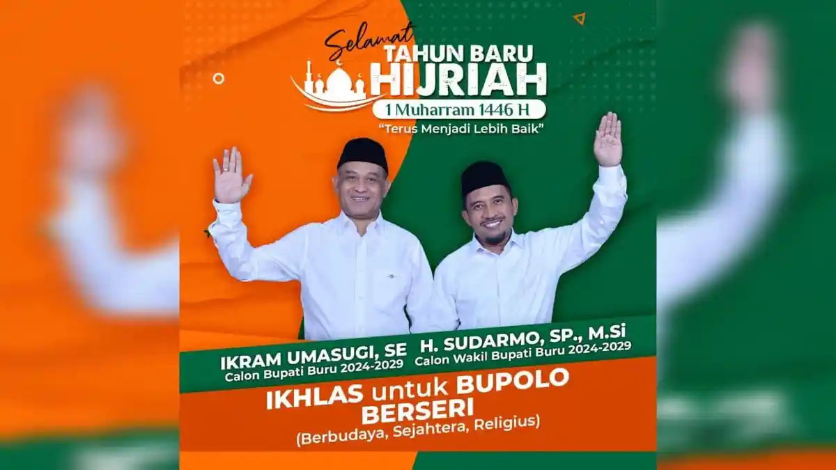 Ikram Umasugi dan Sudarmo Resmi Sebagai Pasangan Calon Bupati dan Wakil Bupati Buru