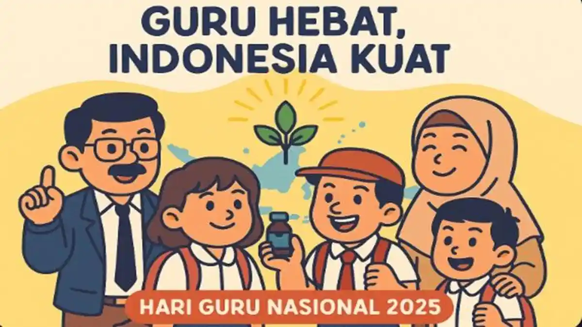 Contoh Naskah Pidato Pembina Upacara HGN 2025: Isi Pesan Penting Tema Guru Hebat Indonesia Kuat