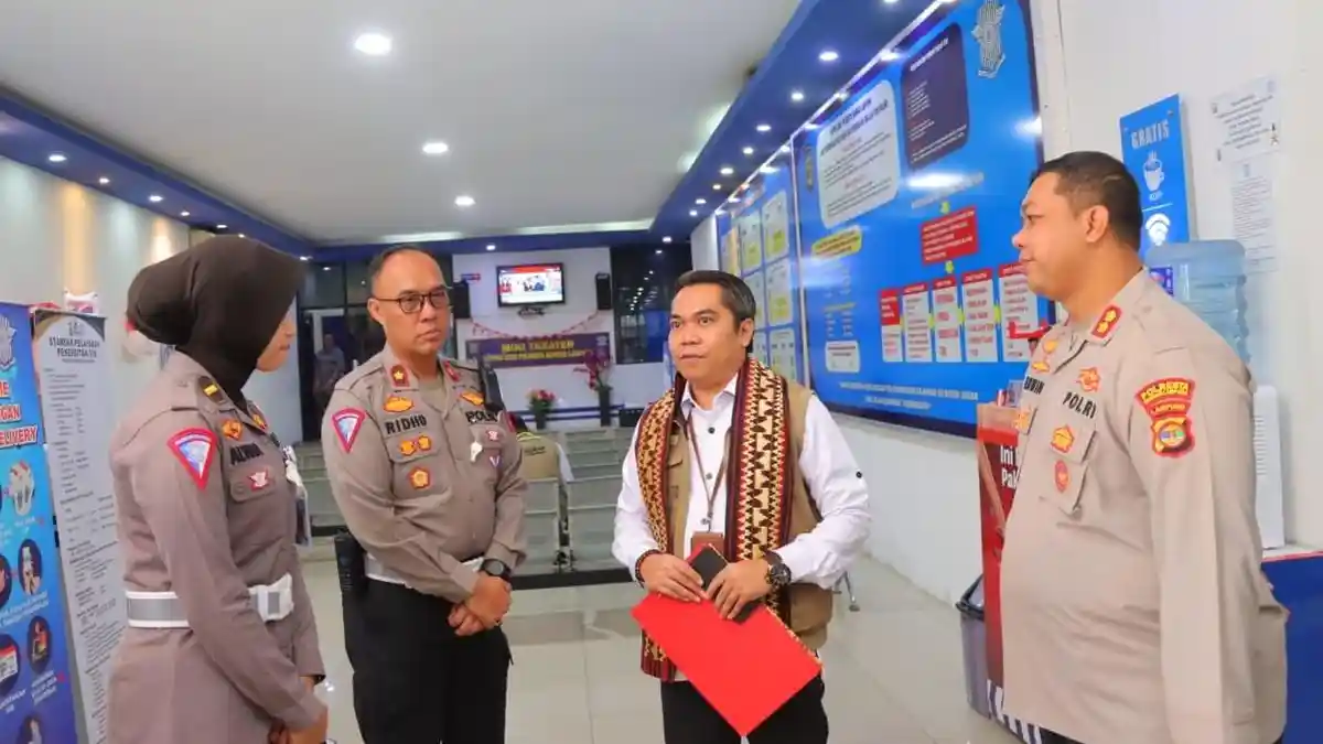Kapolresta Bandar Lampung Polda Lampung Terima Kunjungan Ombusdman RI Perwakilan Lampung
