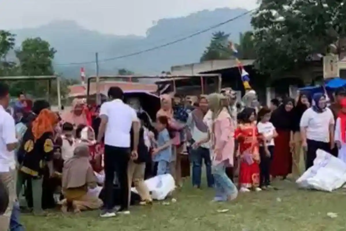 Viral di Medsos, Nyawa Emak-emak Tidak Tertolong Usai Ikut Lomba Balap Karung HUT RI