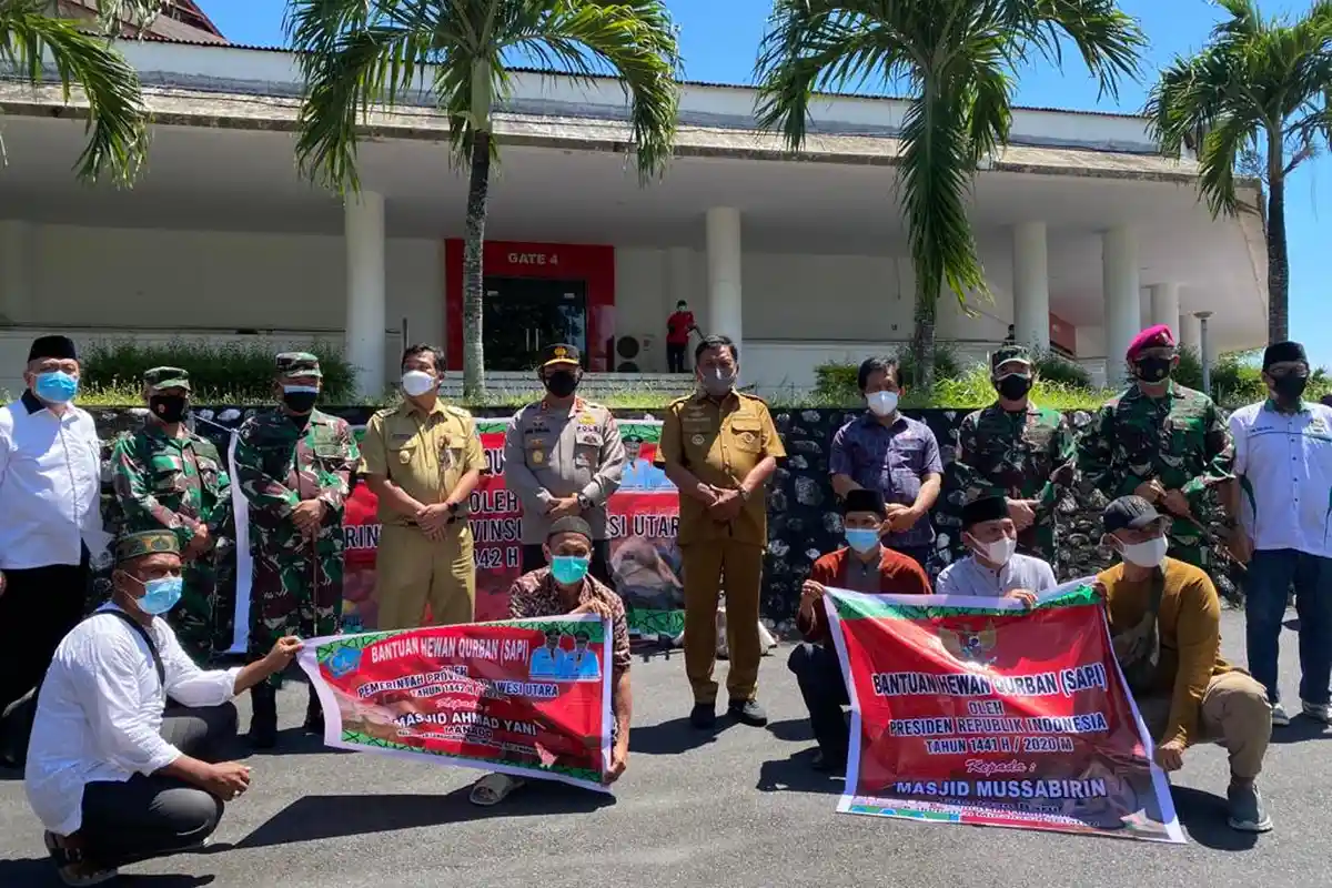 Olly Dondokambey Ucap Selamat Idul Adha, Tahun Ini Gubernur Berkurban 30 Ekor Sapi