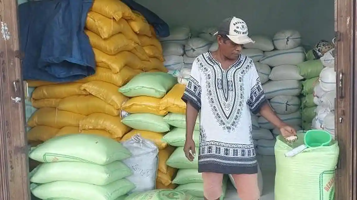 Harga Beras di Pasar Borong, Manggarai Timur Stabil Rp 14.000 per Kilogram