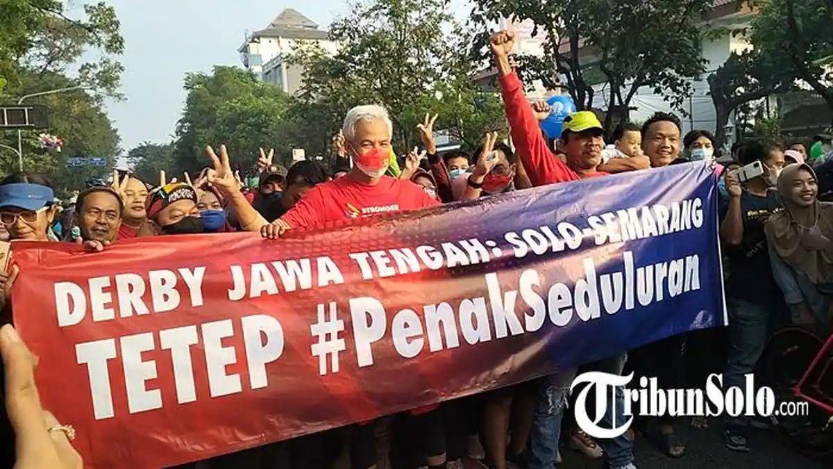 Jelang Derby Jateng Persis Solo vs PSIS Semarang, Gubernur Ganjar : Kasih Semangat Damai