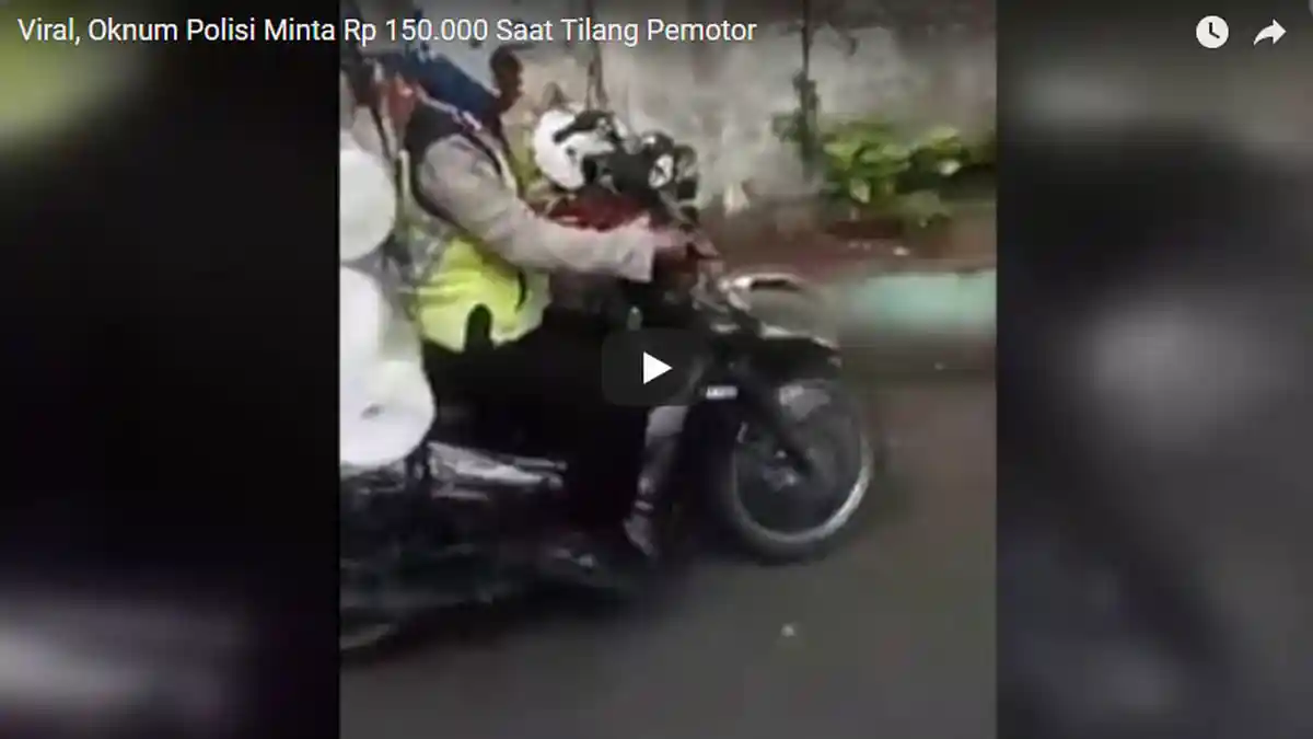 Pengakuan Pemotor yang Dipalak sekaligus Dimaki-maki Polisi di Penjaringan