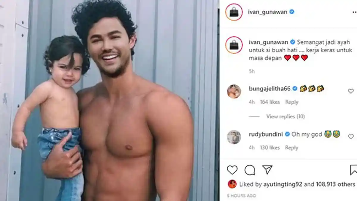 Ivan Gunawan Unggah Foto Kocak Lagi Gendong Anak Kecil, Captionnya Jadi Sorotan: Semangat Jadi Ayah