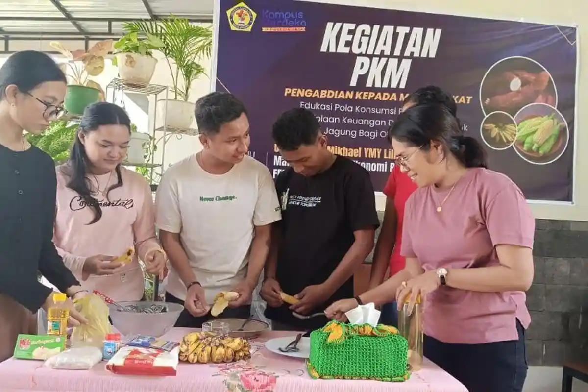 Unwira dan OMK KUB Santo Mikhael Berkolaborasi, Latihan Membuat Dodol dan Bolu dari Pangan Lokal
