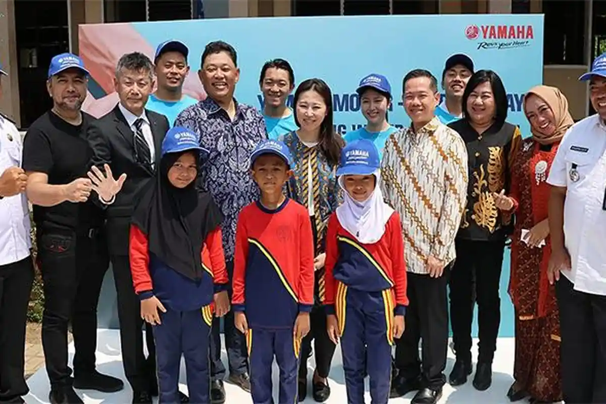 Yamaha Hadirkan Sistem Pengolahan Air Minum Bersih Hingga Edukasi Anak Sekolah Dasar di Pelosok