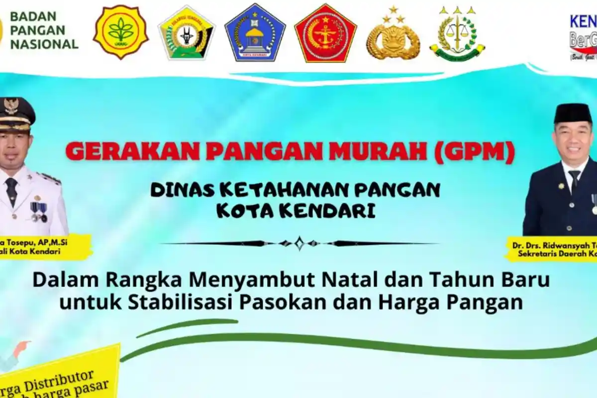 Daftar Harga Bapok di Pasar Murah Pemkot Kendari Digelar 4 Hari Sambut Nataru 2024, Dimulai Besok