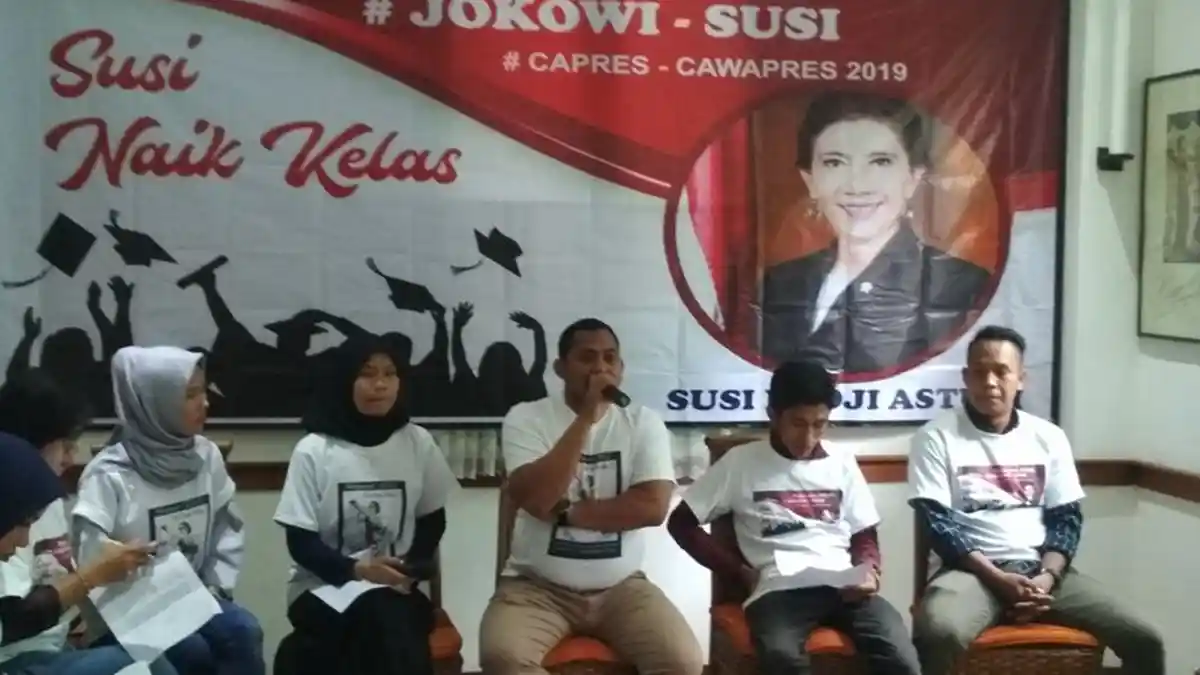 Relawan JOSS Tidak Permasalahkan Status Pendidikan Susi Pudjiastuti