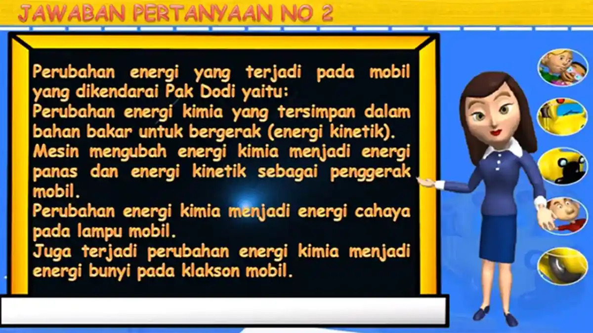 Pak Dodi Mengendarai Mobil pada Malam Hari Sebutkan Perubahan Energi yang Terjadi, Soal Kelas 4-6 SD