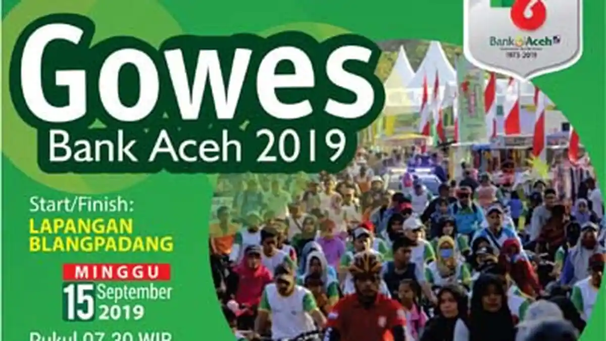 Jumat dan Sabtu, Peserta Gowes Bank Aceh Bisa Ambil Baju di Kantor Serambi Indonesia