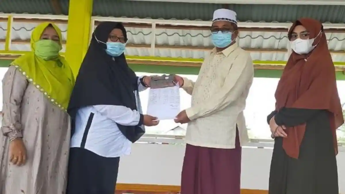 TP PKK dan Dharma Wanita Aceh Barat Sumbang Bantuan Untuk Palestina