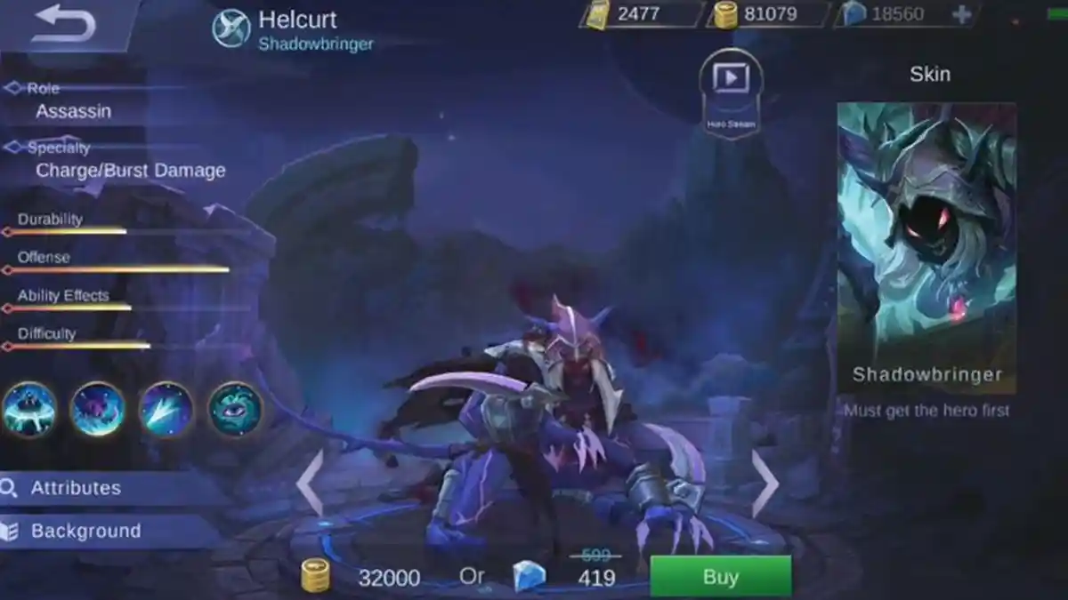 Helcurt Mobile Legends Build - Dengan 6 Item Ini, Lawanmu Dijamin Lari dari Sang Assassin Terbaru