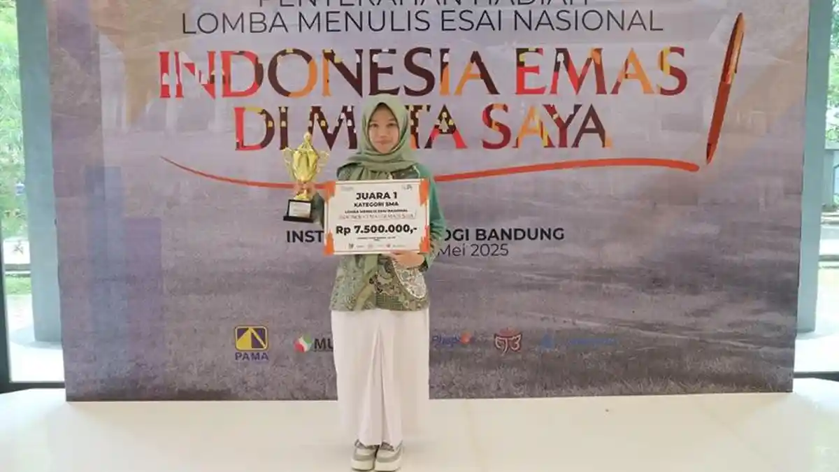 Tamara Rizkyanu Siswi SMAN 1 Bukateja Juara 1 Esai Nasional Bertema Indonesia Emas 2045
