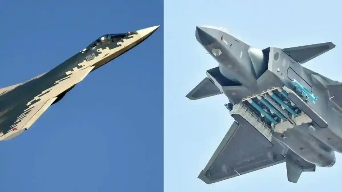 J-20 China Vs Su-57 Rusia: Jet Tempur Berfitur Siluman Mana yang Lebih Unggul?